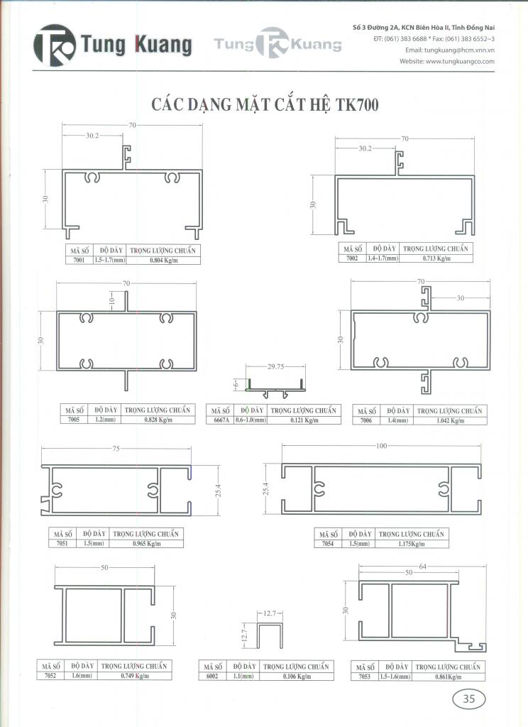 Cửa đi 700