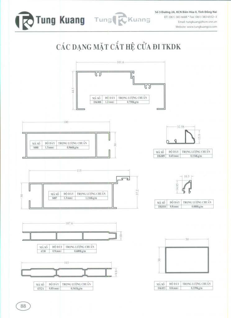 Cửa đi hệ 1000